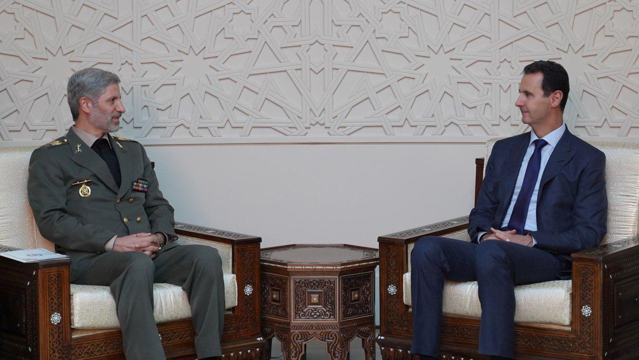 وزير الدفاع الإيراني في سوريا